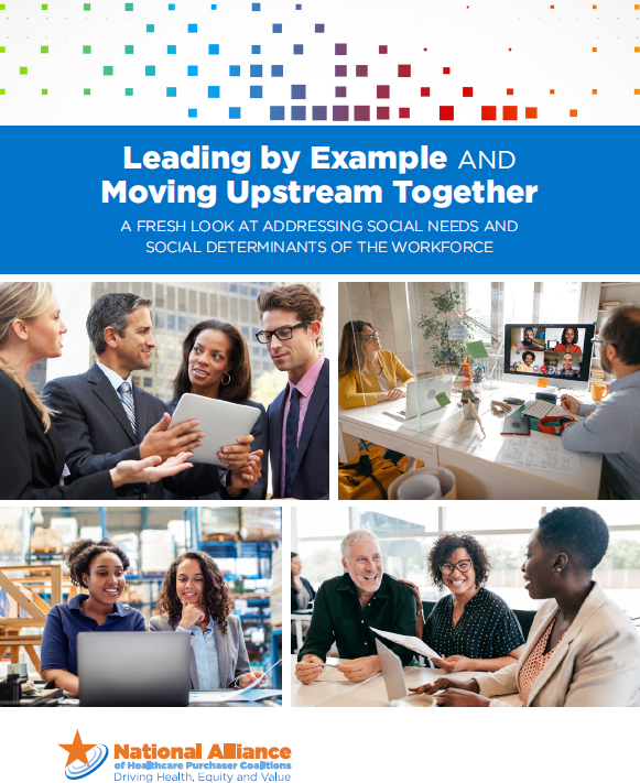 Cover of the Guidebook "Leading by Example and Moving Upstream Together"